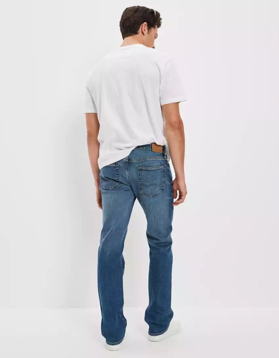 Jean American Eagle AE AirFlexOriginal Bootcut Bleu Homme | TZE-43731307